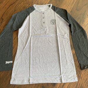 Jagermeister Raglan Henley Tee sz Medium NEW!